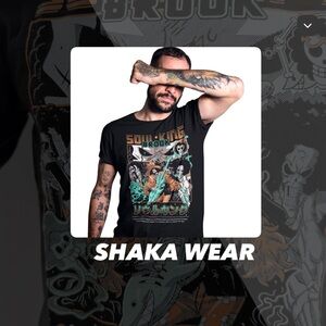 EUC Shaka Wear Soul King Brook Anime Tee